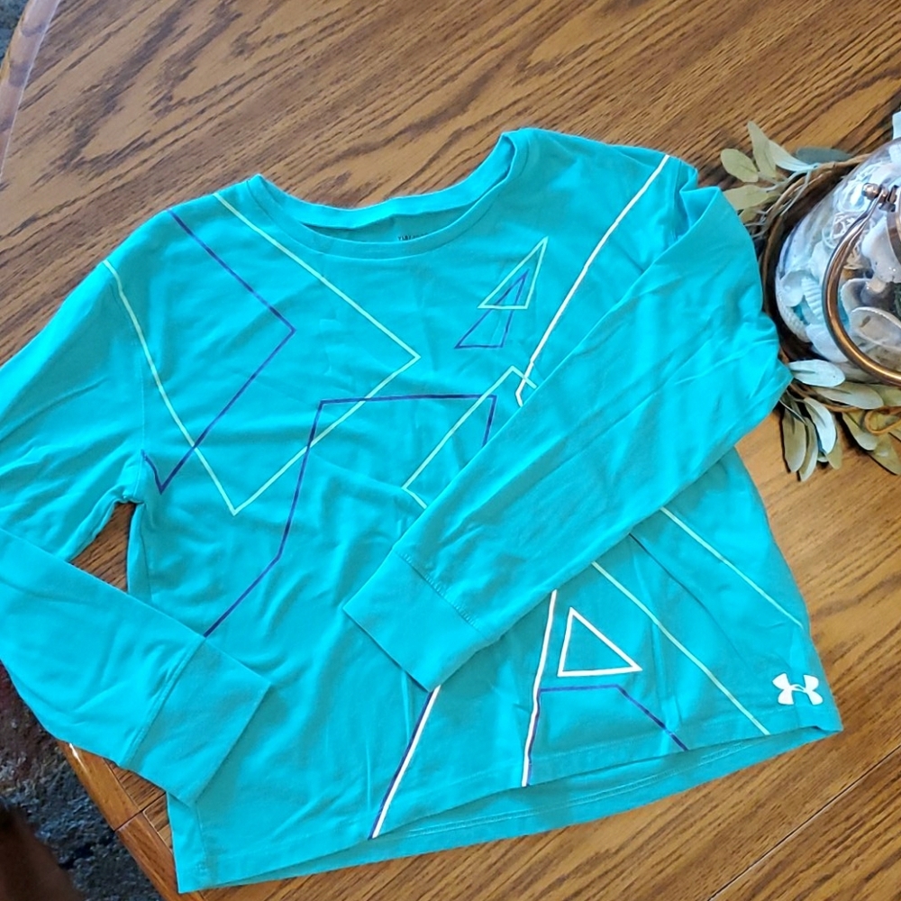 UNDER ARMOUR GIRLS CROP T
